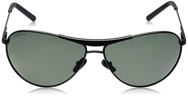Buy Fastrack Black Aviator Sunglasses (M206BU1V) online