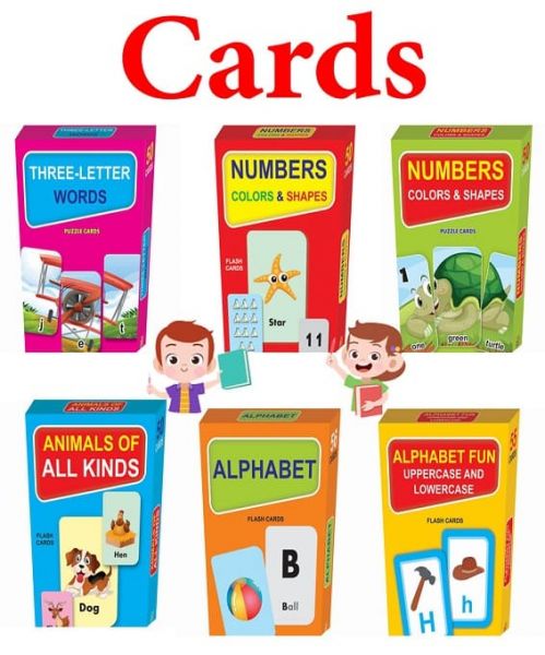Kids Cards - Three - Letter Words